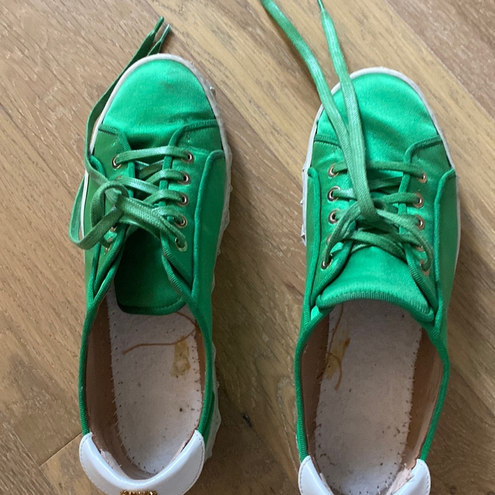 Aquazzzura green sneakers